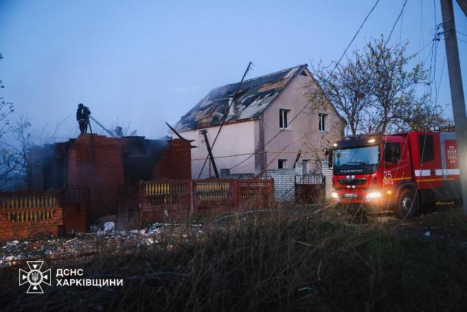 На Харківщині російські дрони атакували Докучаєвське та Руську Лозову